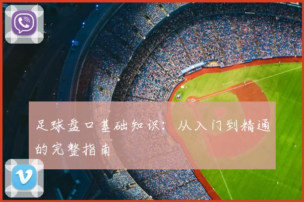 足球盘口基础知识：从入门到精通的完整指南